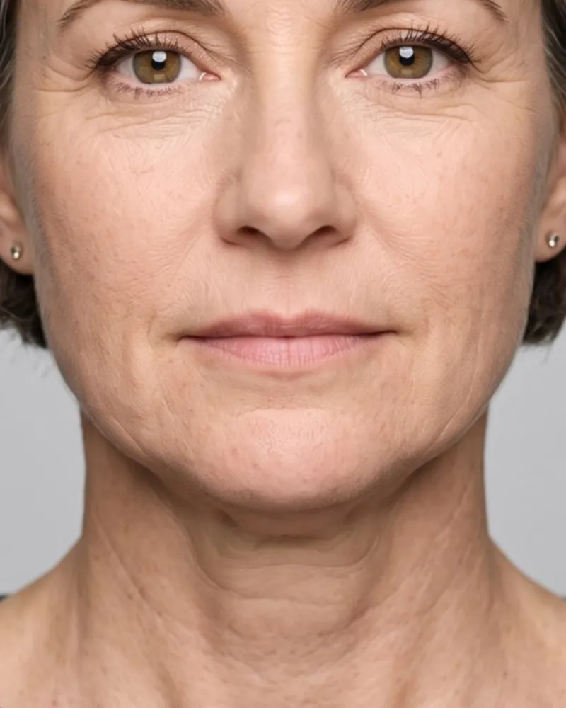 Visualization: Neck lift 20° chin–neck angle